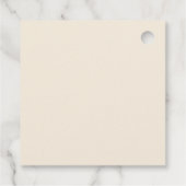 甘い小さな餃子Kwaiテーマベビーシャワー フェイバータグ (裏面)