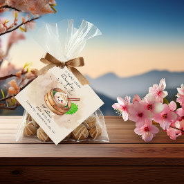 甘い小さな餃子Kwaiテーマベビーシャワー フェイバータグ