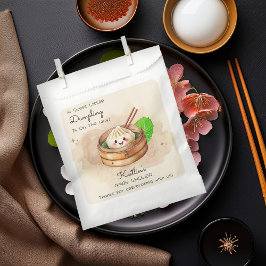 甘い小さな餃子Kwaiテーマベビーシャワー フェイバーバッグ