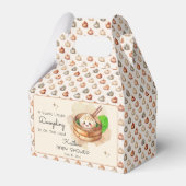 甘い小さな餃子Kwaiテーマベビーシャワー フェイバーボックス (正面サイド)