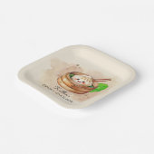 甘い小さな餃子Kwaiテーマベビーシャワー ペーパープレート (傾斜あり)