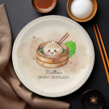 甘い小さな餃子Kwaiテーマベビーシャワー