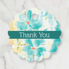 甘い小さな鱗状の青い花結婚の花 フェイバータグ