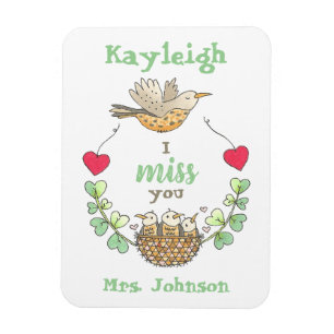 甘い小さな鳥i恋しく思ユー先生 マグネット