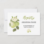 甘い小さなPearレジストリエンクロージャカード (正面)