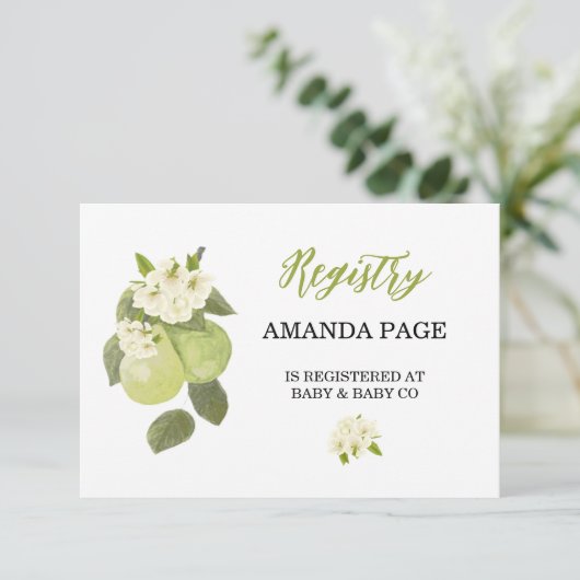 甘い小さなPearレジストリエンクロージャカード (スタンド正面)