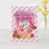 甘い少女のために カード (黄色い花)