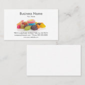 甘い店の名刺のテンプレート 名刺 (正面/裏面)