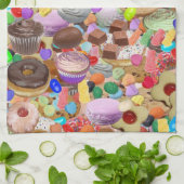 甘い御馳走 キッチンタオル (折り畳み)