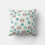 甘い怠惰の花柄パターン クッション (裏面)