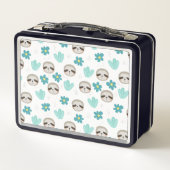 甘い怠惰の花柄パターン メタルランチボックス (裏面)