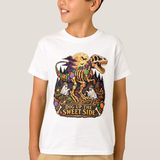 甘い恐竜を掘り出せ Tシャツ (正面)
