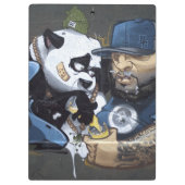 甘い悲しいパンダが相棒を見つけた クリップボード (裏面)