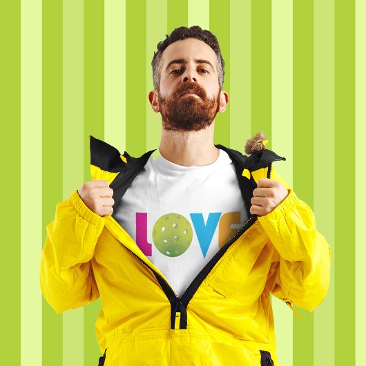 甘い愛のピクルボール大人 Tシャツ