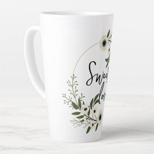 甘い愛 カフェラテマグ (左アングル)