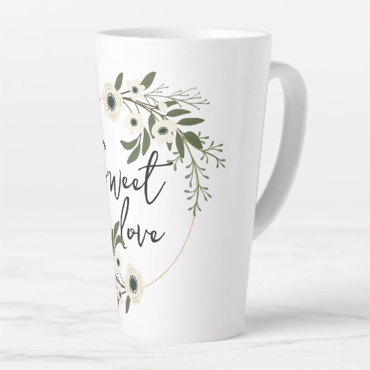 甘い愛 カフェラテマグ (右アングル)