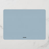 甘い愛 | ドーナツベビー振り付けホイル招待状 箔招待状 (裏面)