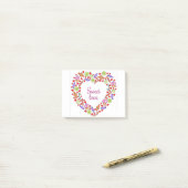 甘い愛 ポストイット (デスク上)