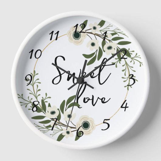 甘い愛 壁時計 (正面)