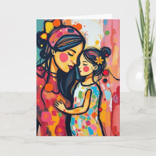 甘い感傷的な娘の日 カード (正面)