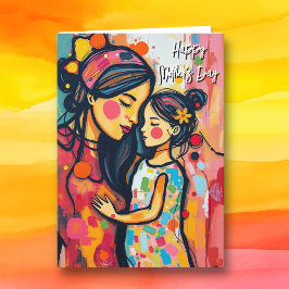 甘い感傷的な母の日 カード