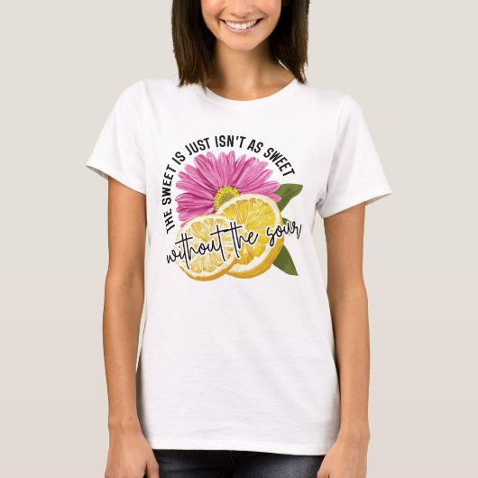 甘い感動的言葉の芸術 Tシャツ (正面)