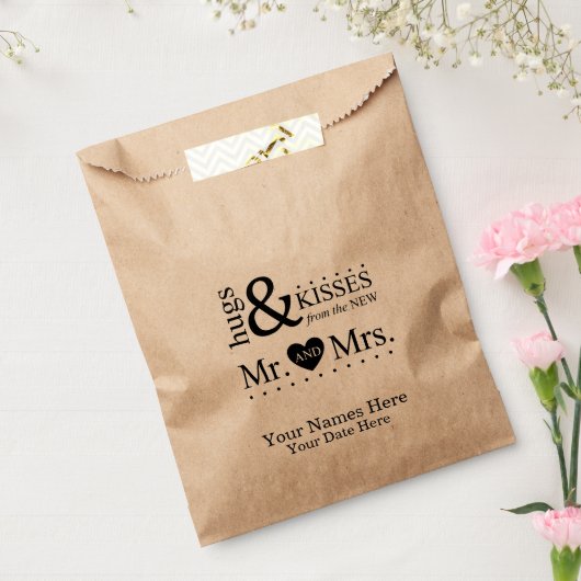 甘い感謝お願いバッグ、結婚式の引き出物 フェイバーバッグ (封をした状態)