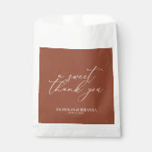 甘い感謝ボホテラコッタ結婚の フェイバーバッグ (正面)