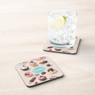 甘い懸命プラスチックのコースター コースター