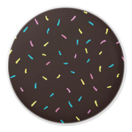 甘い振りかけるセラミックノブ（チョコレートブラウン） セラミックノブ