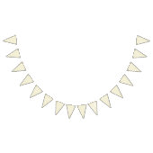 甘い振りかける黄色 バンティングフラッグ (全)