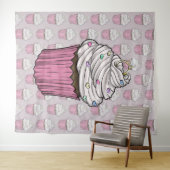 甘い提案カップケーキ タペストリー (インサイチュ(横))