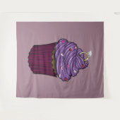 甘い提案カップケーキ タペストリー (正面(横))