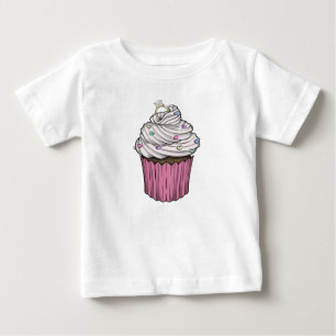 甘い提案カップケーキ ベビーTシャツ