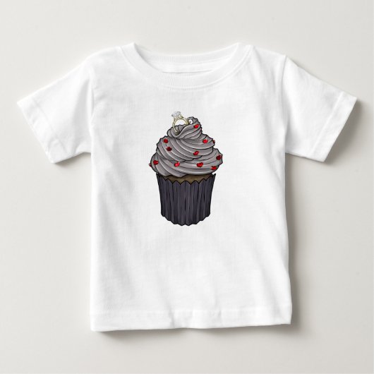 甘い提案カップケーキ ベビーTシャツ (正面)