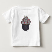 甘い提案カップケーキ ベビーTシャツ (裏面)