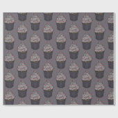 甘い提案カップケーキ ラッピングペーパー (フラット)