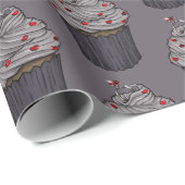 甘い提案カップケーキ ラッピングペーパー (ロールコーナー)