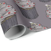 甘い提案カップケーキ ラッピングペーパー (ロールコーナー)