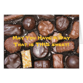 甘い日カードを持って下さい