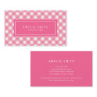 甘い明るいピンクのギンガム