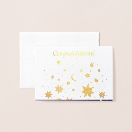 甘い星たち。 箔カード (封筒付き正面)