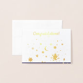 甘い星 箔カード (封筒付き正面)