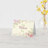 甘い春の花の母の日 カード (黄色い花)