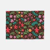 甘い春 フリースブランケット (正面(横))