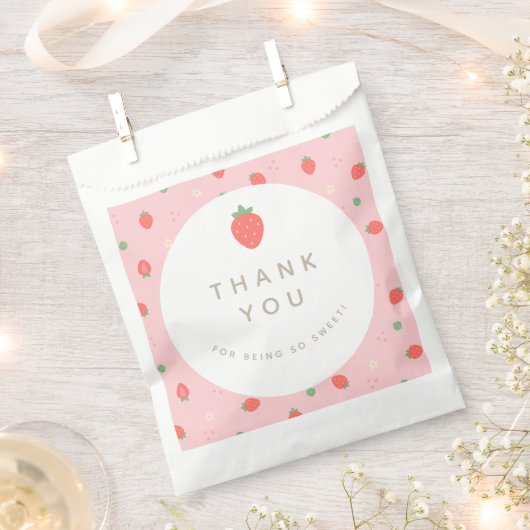 甘い最初の誕生日 フェイバーバッグ (クリップ留めされた状態)