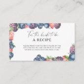 甘い果実 – 花嫁のためのレシピ エンクロージャーカード (正面)