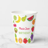 甘い果物 紙コップ (裏面)