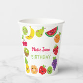 甘い果物 紙コップ (正面)