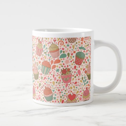 甘い柄 ジャンボコーヒーマグカップ (右)